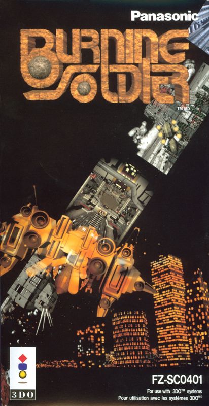 Burning Soldier box art for 3DO